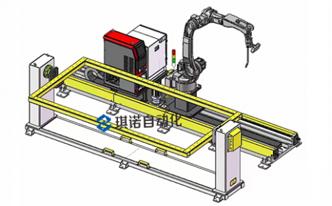 軌道式焊接機(jī)器人_移動焊接機(jī)器人